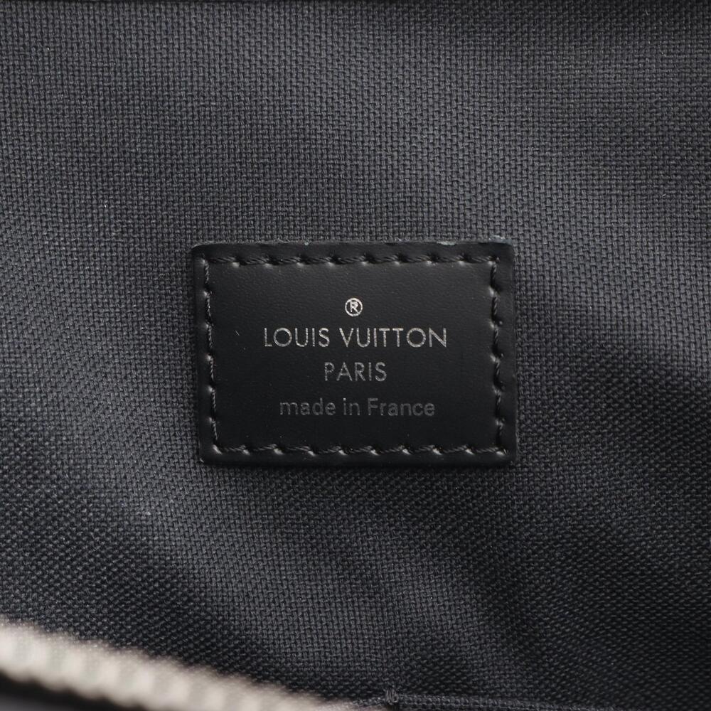 Louis Vuitton Graphite NM Tote Leather Tadao Bag Damier Black Canvas - Picture 4 of 9